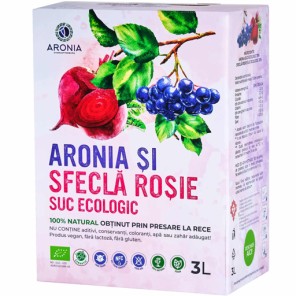 Aronia si Sfecla Rosie Suc Ecologic 3L Aronia Charlottenburg