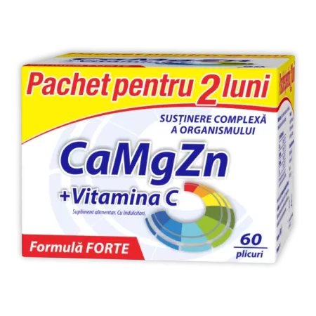 Zdrovit Ca Mg Zn + Vit. C forte x 60 plic