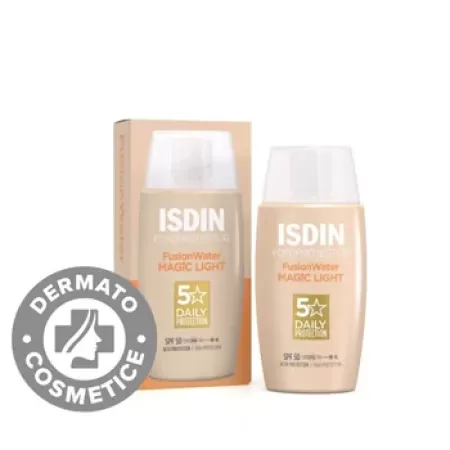 Isdin Fusion Water Color Crema de Protectie Solara pt Fata Light SPF50 50ml