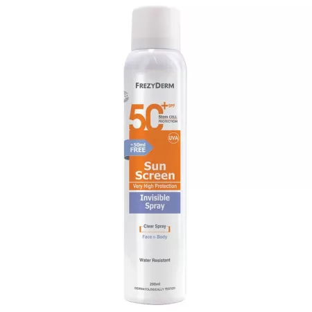 Frezyderm Sunscreen Invisible Spray SPF50+ 200ml
