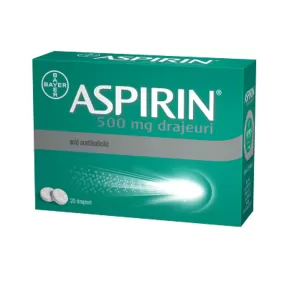Aspirin 500mg-dj x 20 dj -Bayer SRL