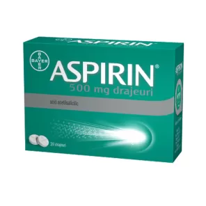 Aspirin 500mg-dj x 20 dj -Bayer SRL