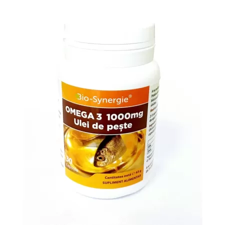 Bio Synergie Omega 3 Ulei De Somon 30 cps