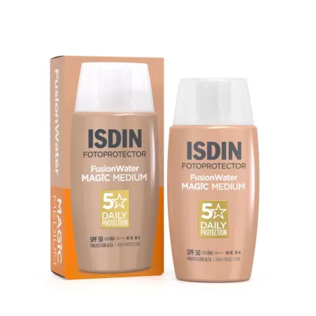 Isdin Fusion Water Color Crema de Protectie Solara pt Fata Medium SPF50 50ml