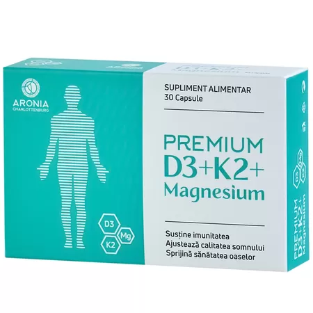 Premium D3+K2+Magnesium x 30cps Aronia Charlottenburg