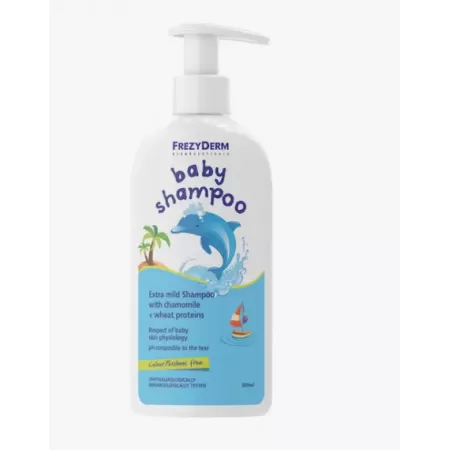 Frezyderm Baby Sampon Delicat Pentru Ingrijirea Zilnica a bebelusilor si copiilor 300ml