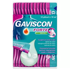 Gaviscon Forte Mentol susp orala x 12plic Reckitt