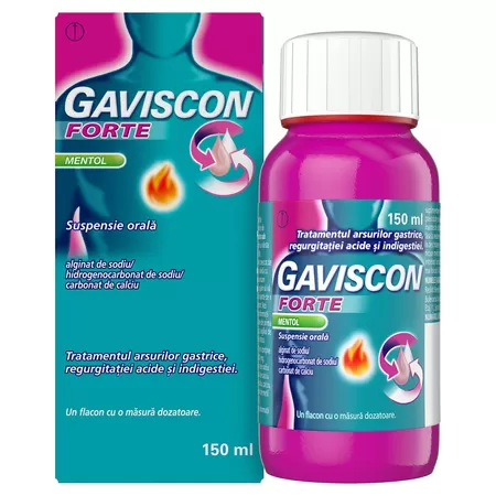 Gaviscon Forte Mentol susp orala 150ml Reckitt