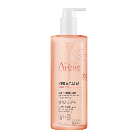 Avene Xeracalm Nutrition gel curatare x 500 ml piele sensibila