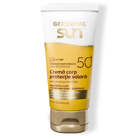 Gerovital Sun Crema Corp Protectie Solara SPF50+ 150ml