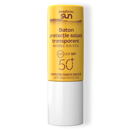 Gerovital Sun Baton Protectie Solara Transparent SPF50+ 12ml