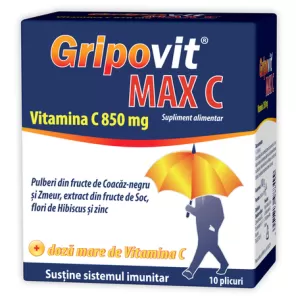 Zdrovit Gripovit Max C x 10plicuri