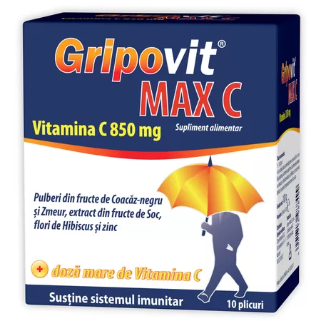 Zdrovit Gripovit Max C x 10plicuri