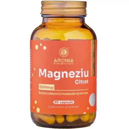 Magneziu Citrat 1200mg x 90cps Aronia Charlottenburg