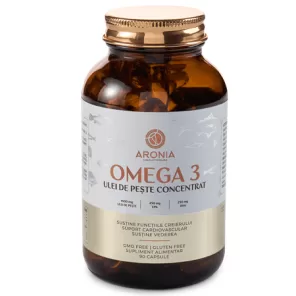 Omega 3 Ulei de Peste Concentrat x 90cps Aronia Charlottenburg