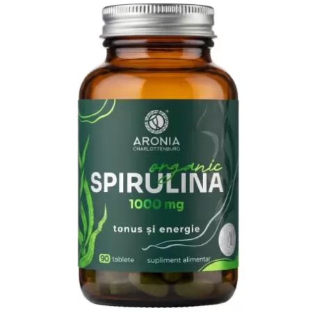 Organic Spirulina 1000mg x 90cps Aronia Charlottenburg
