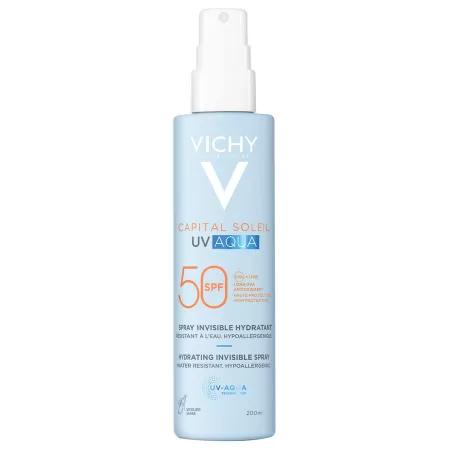 Vichy Capital Soleil UV Aqua Spray Hidratant pt Fata si Corp 200ml