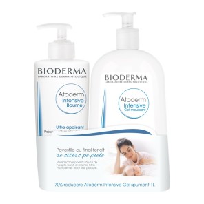 Bioderma Atoderm Intensiv Balsam 500ml+Bioderma Atodermn Intensiv Gel Spumant 500ml