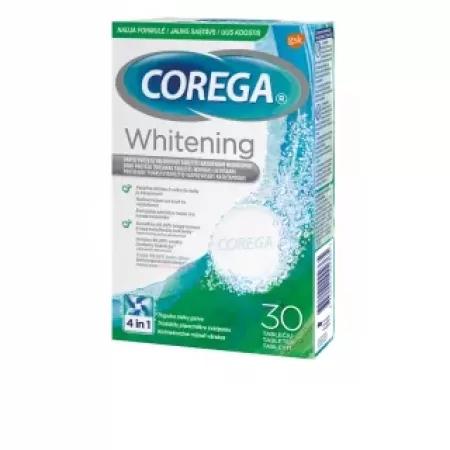 Corega Whitening x 30 tab