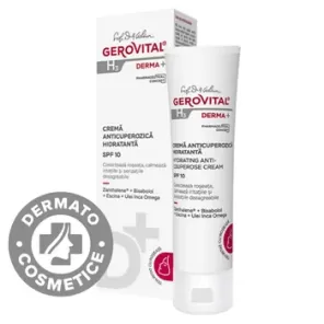 Gerovital H3 Derma+ Crema Piele Anticuperozica Hidratanta SPF10