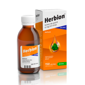 Herbion Lichen De Piatra sirop Antitusiv x 150ml Krka