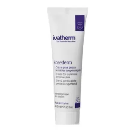 Ivatherm Rosederm Crema piele sensibila cuperozica SPF30 x 40ml