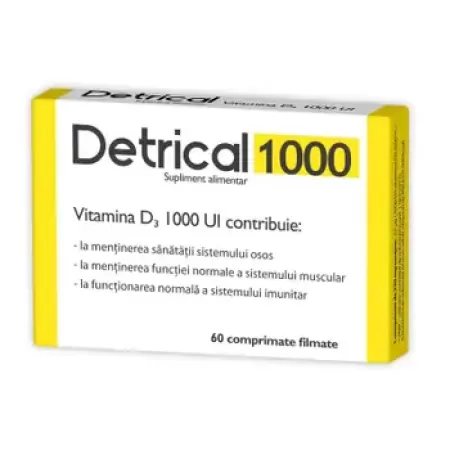 Zdrovit Detrical 1000 UI x 60cpr