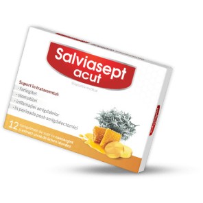 Zdrovit Salviasept Acut x 12 cpr