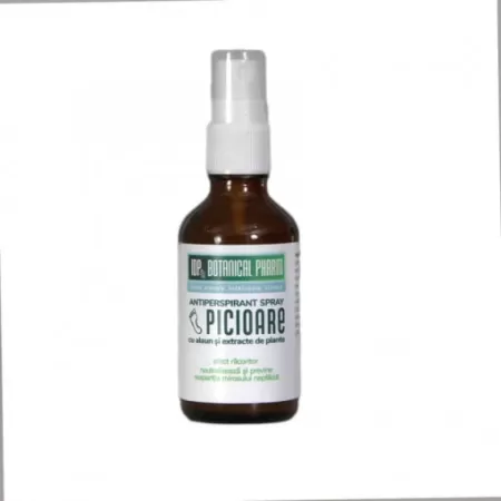 Botanical - Antiperspirant Spray Picioare Cu Alaun Si Extracte de Plante 50ml