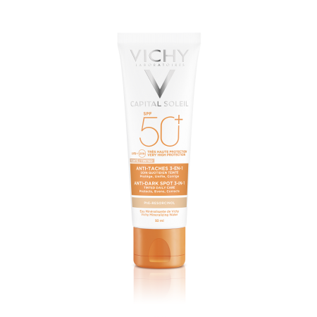 Capital Soleil Crema Colorata Anti-Pete Pigmentare 3in1 SPF 50+ 50ml
