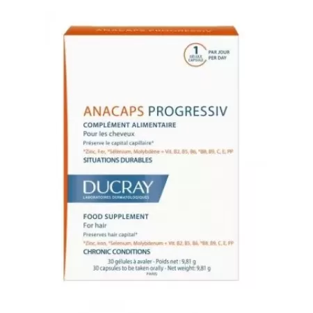 Ducray Anacaps Progressive x 30cps