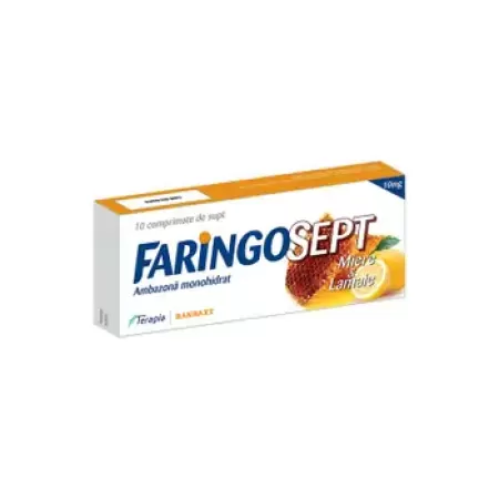 Faringosept Miere si Lamaie 10mgx10- Terapia