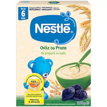 Nestle Cereale Ovaz cu Prune x 250g