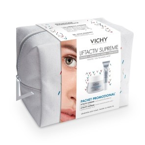 Vichy Pachet Promotional Liftactiv Supreme Crema Antirid 50ml-PNM + Liftactiv Supreme Crema Ochi 15m