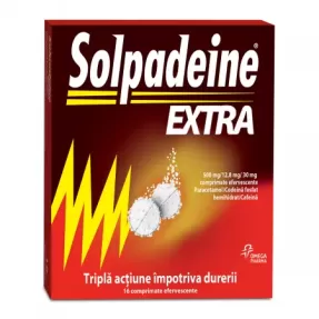 Solpadeine Extra 500mg/12.8mg/30mg x 16cpr eff