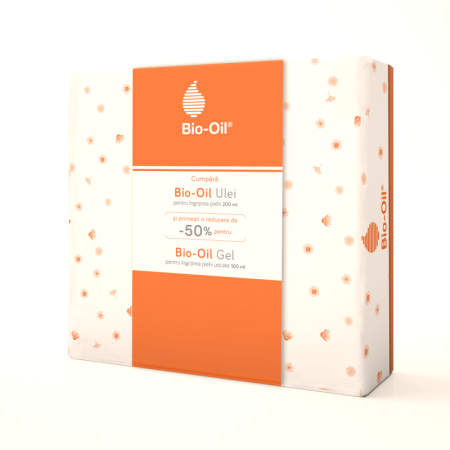 Bio-Oil Ulei x 125ml + Bio-Oil Gel x 200ml Pachet Promo