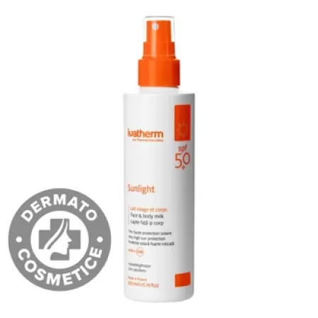 Ivatherm Sunlight lapte SPF50+ 200ml