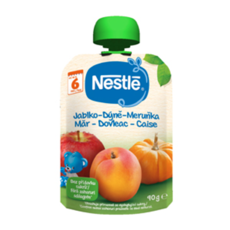 Nestle NaturNes Piure Mar, Dovleac si Caise - 90 g