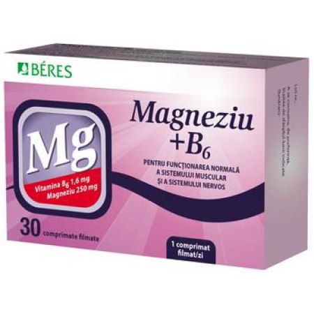 Beres Magneziu+B6 cpr.film. x 30 -Beres P.