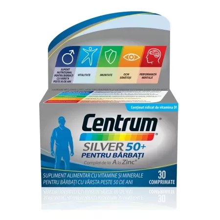 Centrum Silver 50+ pt Barbati x 30cps