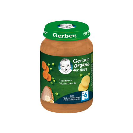 Gerber bio legume vitel cartof x 190g