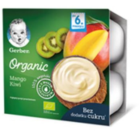 Gerber bio mango kiwi cocos (4*90g)