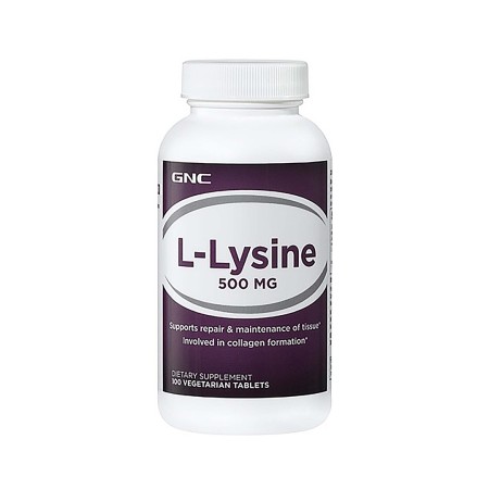 GNC L-Lysine 500mg x 100tb.