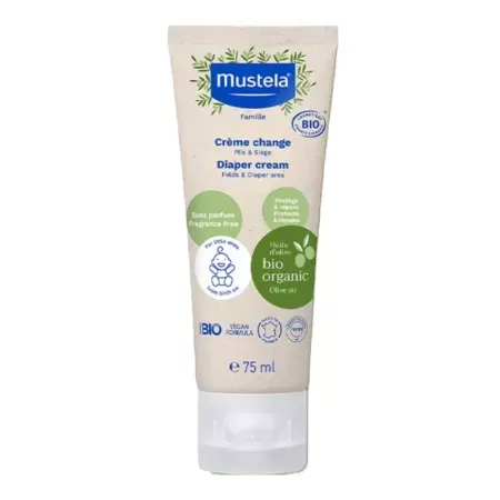 Mustela Crema Pentru Zona Scutecului certificata BIO x 75 ml