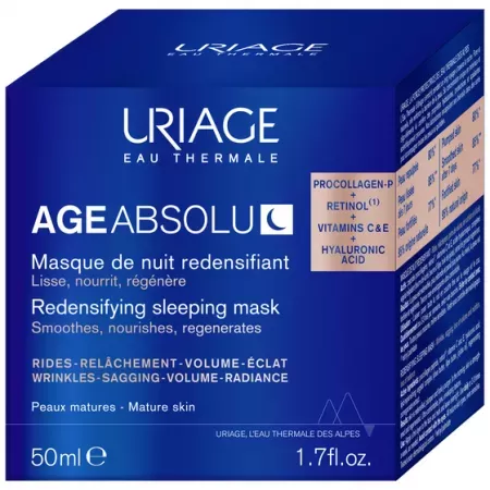 Uriage Age Absolu Masca De Noapte Regeneranta Procolagen 50ml