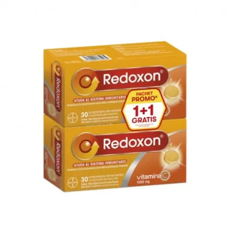 Redoxon Vitamina C 1000mg Portocale x 30eff 1+1 Pachet