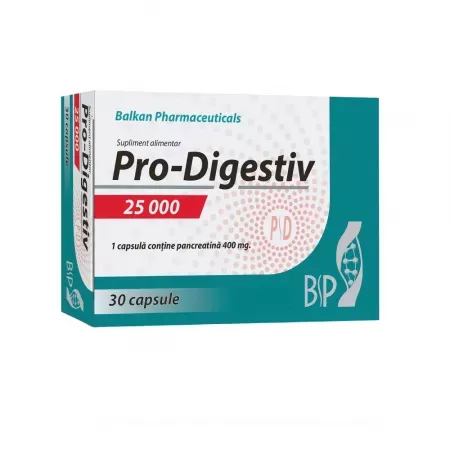 Pro-Digestiv 25000 UI x 30cps