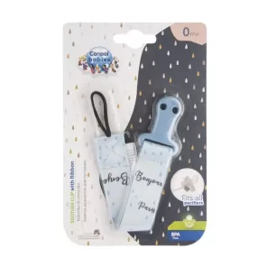 Canpol 51/026 panglica cu clips bonjour paris blu