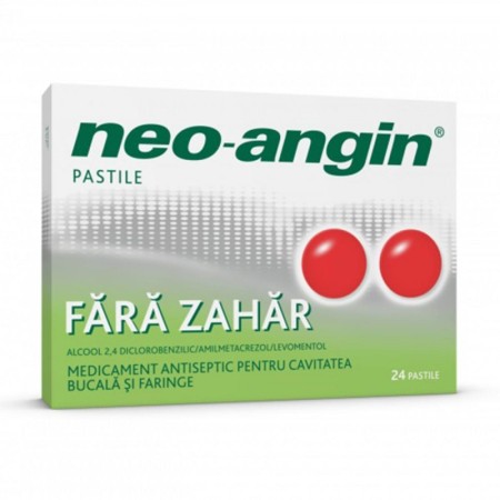 Neo-Angin'N fara zahar cirese x 24 cpr