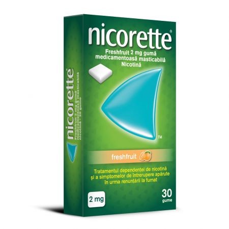 Nicorette Freshfruit 2mg Guma x 30 - McNeil
